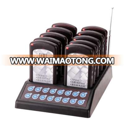 hotsale Wireless pager for restaurant/ vibrating waiter calling system