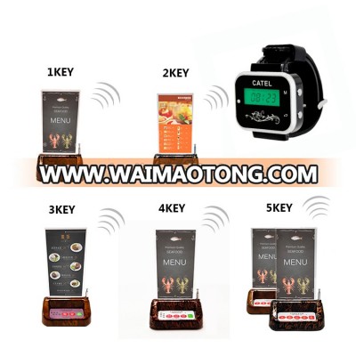 CTW05 Watch paging system CTT01-05 Call button Restaurant wireless pager