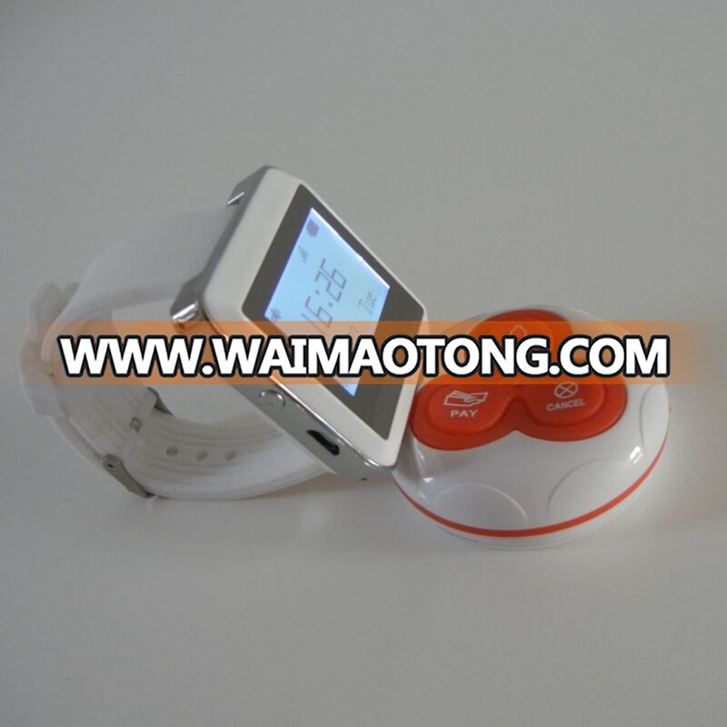 wireless waiter paging call system for restaurant coffee bar